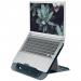 Leitz Adjustable Laptop Stand, DesktopTabletop Riser Stand, Compact Laptop Holder With 4 Heights, Ergo Cosy Range, Velvet Grey 64260089