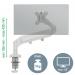 Leitz Ergo Space Saving Single Monitor Arm 64890085