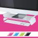 Leitz Ergo WOW Adjustable Monitor Stand Pink 65040023