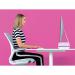 Leitz Ergo WOW Adjustable Monitor Stand Pink 65040023