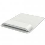 Leitz Ergo Mouse Pad with Adjustable Wrist Rest Two Height Settings Light Grey/White Computer Mouse Mat 65170085 65170085