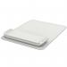 The photo shows a light grey and white computer mouse pad, designed with the ACCO Brands Wrist Rests Leitz Ergo Mouse Pad. The mouse pad also features an adjustable wrist rest, with two height settings for maximum comfort while using the computer. The overall design is sleek and modern, with a smooth surface for smooth mouse movement.