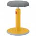 Leitz Active Sit Stand Stool, Height Adjustable Round Swivel Computer Workstation Desk Seat, Ergo Cosy Range, Warm Yellow 65180019