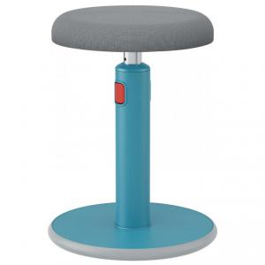 Leitz Active Sit Stand Stool, Height Adjustable Round Swivel Computer