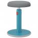 Leitz Active Sit Stand Stool, Height Adjustable Round Swivel Computer Workstation Desk Seat, Ergo Cosy Range, Calm Blue 65180061