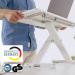 Leitz Standing Desk Converter, Height Adjustable Stand For Computer Screens, Monitors & Laptops, Space Saving, 650 x 350 mm, Ergo Cosy Range 65330085