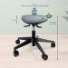 Leitz Ergo Active Sitting Stool with Wheels and Wobble Comfort Seat 65770095