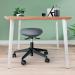Leitz Ergo Active Sitting Stool with Wheels and Wobble Comfort Seat 65770095