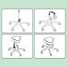Leitz Ergo Active Sitting Stool with Wheels and Wobble Comfort Seat 65770095