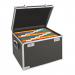 Leitz Lockable Suspension File Chest, A4, ChromeBlack 67140095