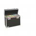 Leitz Lockable Personal On the Move Filing Case, A4 ChromeBlack 67160095