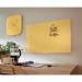 Leitz Cosy Magnetic Glass Whiteboard 600x400mm Warm Yellow 70420019