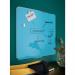 Leitz Cosy Magnetic Glass Whiteboard 450x450mm Calm Blue 70440061