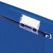 Rexel Foolscap Suspension Files with Tabs and Inserts for Filing Cabinets, 30mm base, 100% Recycled Manilla, Blue, Crystalfile Classic, Pack of 50 70625