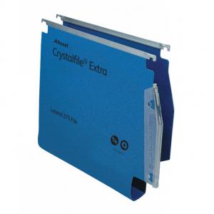 Rexel 275 Lateral Hanging Files with Tabs and Inserts, 30mm base,