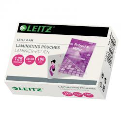 Leitz iLAM Laminating Pouches 60 x 90 mm, 125 microns 73690002