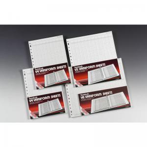 Rexel Twinlock Variform Multi-Ring Binder V8 Cash Refill Sheets 12
