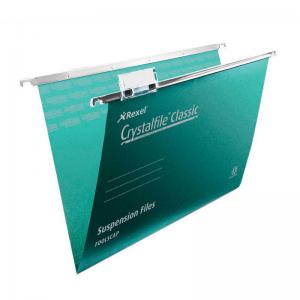 Rexel Foolscap Suspension Files with Tabs and Inserts for Filing