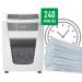 Leitz IQ Office Pro P5 Micro Cut Paper Shredder, £45 Cashback, Shreds 15 sheets, 30L bin, 240 Min shredding time 80051000