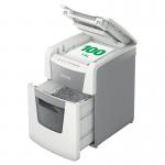 Leitz IQ Autofeed Small Office Micro Cut Paper Shredder P5, £40 Cashback, Automatic, 100 sheet, 34 Litre Bin Capacity, White 80121000