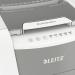 Leitz IQ Autofeed Small Office Micro Cut Paper Shredder P5, £40 Cashback, Automatic, 100 sheet, 34 Litre Bin Capacity, White 80121000