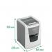 Leitz IQ Autofeed Small Office Micro Cut Paper Shredder P5, £40 Cashback, Automatic, 100 sheet, 34 Litre Bin Capacity, White 80121000