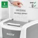 Leitz IQ Autofeed Office Cross Cut Paper Shredder P4, £40 Cashback, Automatic, 150 sheet, 44 Litre Bin Capacity, White 80131000