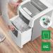 Leitz IQ Autofeed Office Cross Cut Paper Shredder P4, £40 Cashback, Automatic, 150 sheet, 44 Litre Bin Capacity, White 80131000