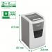 Leitz IQ Autofeed Office Cross Cut Paper Shredder P4, £40 Cashback, Automatic, 150 sheet, 44 Litre Bin Capacity, White 80131000