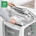 Leitz IQ Autofeed Office Cross Cut Paper Shredder P4, £65 Cashback, Automatic, 300 sheet, 60 Litre Bin Capacity, White 80151000