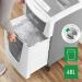 Leitz IQ Autofeed Office Cross Cut Paper Shredder P4, £65 Cashback, Automatic, 300 sheet, 60 Litre Bin Capacity, White 80151000