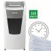 Leitz IQ Autofeed Office Cross Cut Paper Shredder P4, £150 Cashback, Automatic, 600 sheet, 110 Litre Bin Capacity, White 80171000