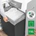 Leitz IQ Autofeed Office Cross Cut Paper Shredder P4, £150 Cashback, Automatic, 600 sheet, 110 Litre Bin Capacity, White 80171000