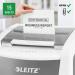 Leitz IQ Autofeed Office Cross Cut Paper Shredder P4, £150 Cashback, Automatic, 600 sheet, 110 Litre Bin Capacity, White 80171000