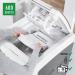 Leitz IQ Autofeed Office Micro Cut Paper Shredder P5, Automatic, 600 sheet, 110 Litre Bin Capacity, White 80181000