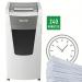 Leitz IQ Autofeed Office Micro Cut Paper Shredder P5, Automatic, 600 sheet, 110 Litre Bin Capacity, White 80181000