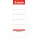 Esselte Lever Arch File Spine Labels 75mm - White (Pack of 100) 81080