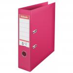 Esselte No.1 Lever Arch File Polypropylene, A4, 75 mm, Fuchsia - Outer carton of 10 811313