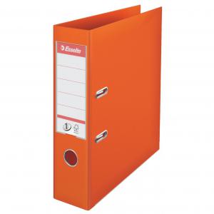 Esselte No.1 Lever Arch File Polypropylene, A4, 75 mm, Orange - Outer