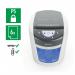Leitz IQ OptiMax Home Office 225 Micro Cut Paper Shredder Security P5 15L - White 83581000