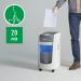 Leitz IQ OptiMax Home Office 225 Micro Cut Paper Shredder Security P5 15L - White 83581000