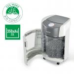 Leitz IQ OptiMax Small Office 350 Micro Cut Paper Shredder Security P5 22L - White 83591000