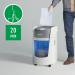 Leitz IQ OptiMax Small Office 350 Micro Cut Paper Shredder Security P5 22L - White 83591000