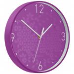 Leitz WOW Silent Wall Clock Purple 90150062