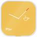 Leitz Cosy Silent Glass Wall Clock Warm Yellow 90170019