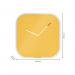 Leitz Cosy Silent Glass Wall Clock Warm Yellow 90170019