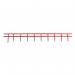 GBC SureBind Binding Strips A4 Red 25mm (100) 9660000