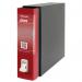 The picture shows a bright red outer carton containing 6 Esselte DOX 2 class lever arch files from ACCO Brands. The files are designed to hold foolscap-sized papers and feature a sturdy lever arch mechanism for easy opening and closing. The front of each file is labeled with the brand and product name in white letters. The files are neatly stacked on top of each other, with their spines facing forward. The carton is sealed with clear tape and has labels on the sides indicating the product information.