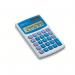 Ibico 082X Pocket Calculator WhiteBlue IB410017