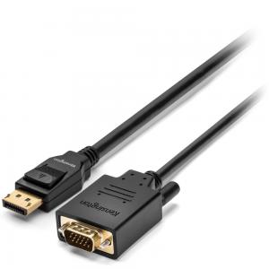 Photos - Cable (video, audio, USB) Kensington DisplayPort 1.2 M to VGA M passive unidirectional cable, 